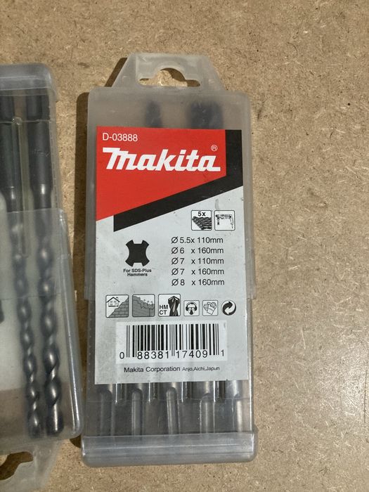 Burghie Sds Plus Makita Set de 5 Bucati