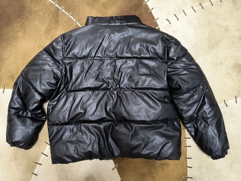 Пуховик экокожа 3XL