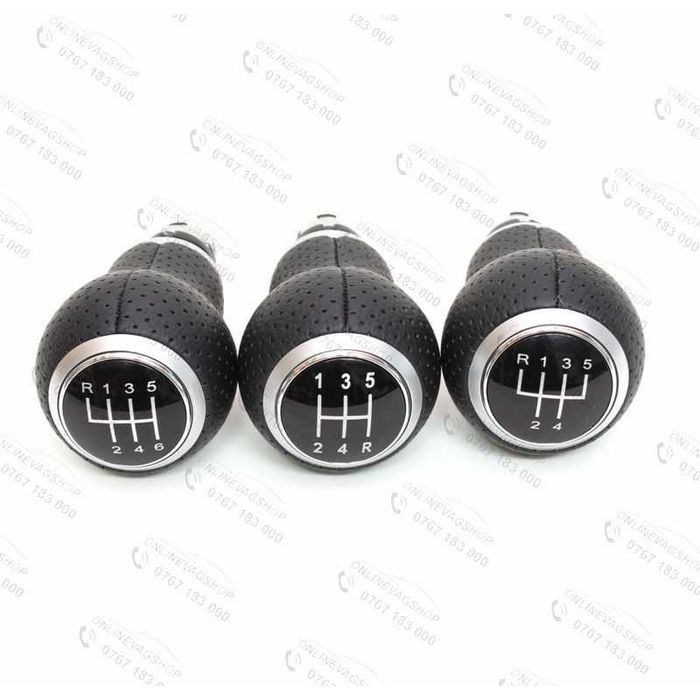 Nuca schimbator piele perforata S-line MATA pt Audi A4 B8,A5,A6,Q5