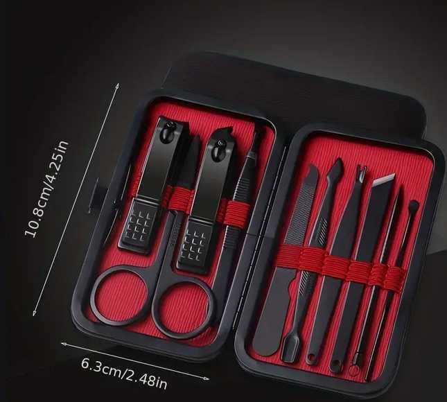 Комплект от неръждаема стомана за маникюр и педикюр