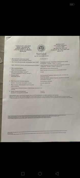 Участок Ащыбулак рядом с Бугром