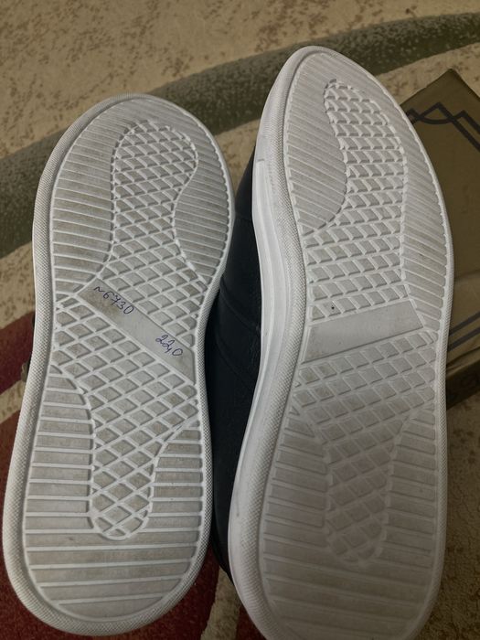 Кеды мужские кожа