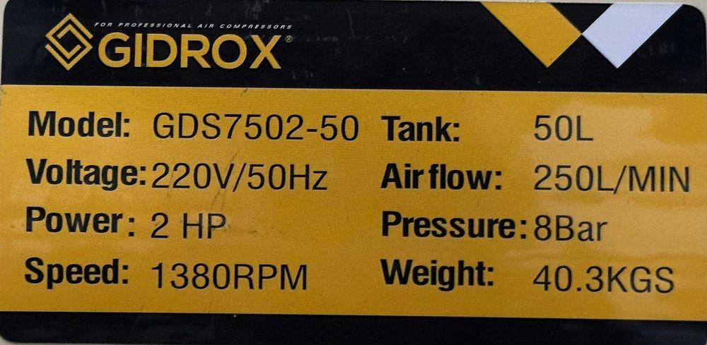 Kompressor Gidrox 50 LITR bezshum— servis, zapchast компрессор