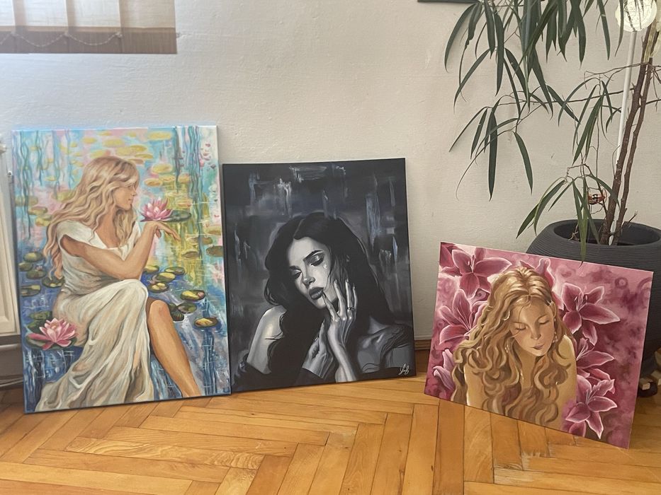 Tablou original in acrilice