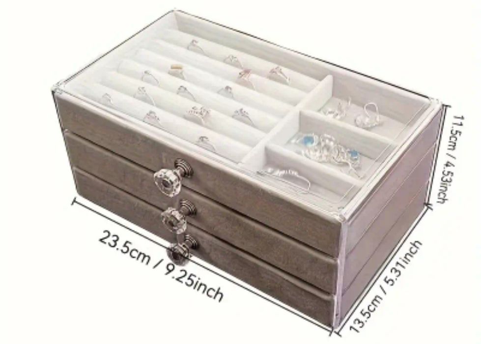 Кутия за бижута 3- етажна