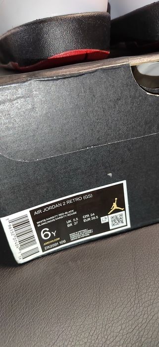 Nike Air Jordan 2 Retro, номер 38,5