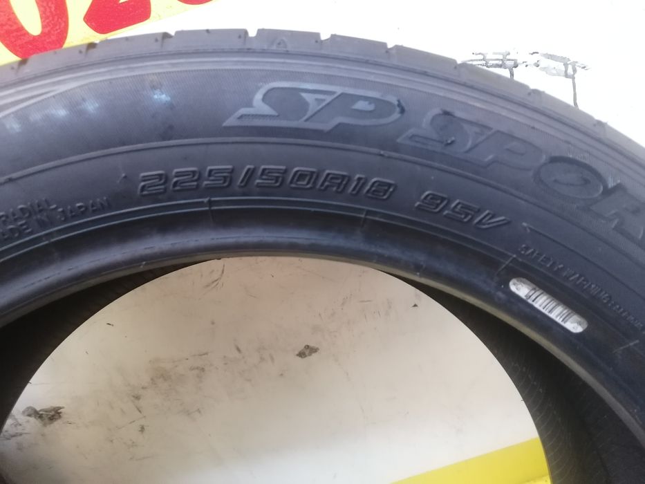 225/50/18 2 *Dunlop 95v dot 0624. Vara  6,,30mm