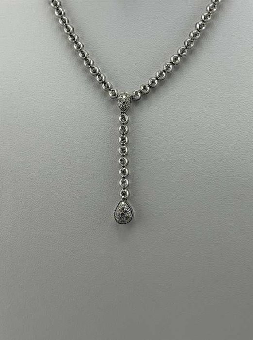 Комплект Damiani с бриллиантами- Колье и серьги