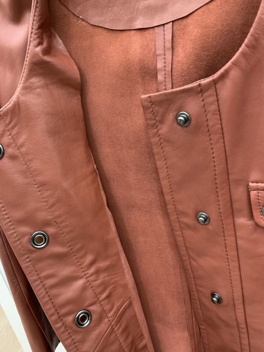 Плащ кожаный