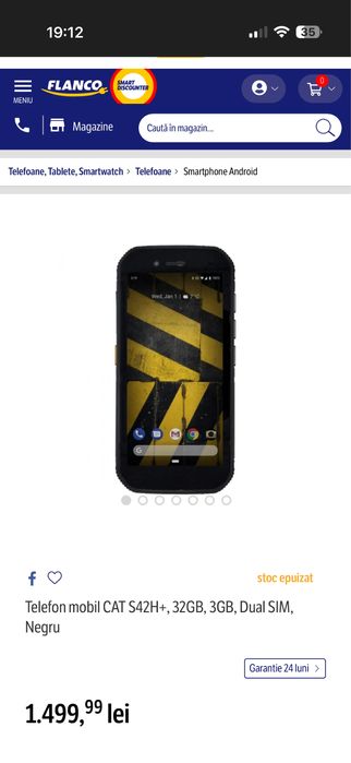 Vand telefon Cat S42 H+