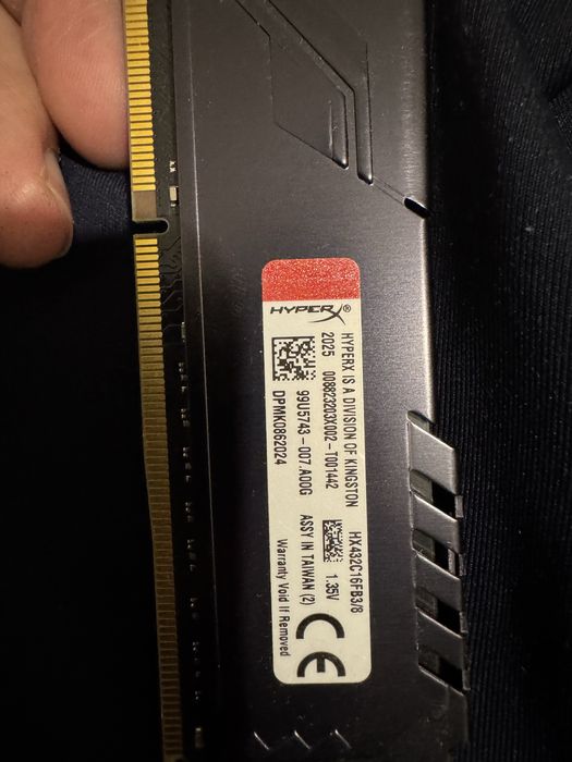 Оперативная память HyperX Fury 8GB DDR4 3200 MHz