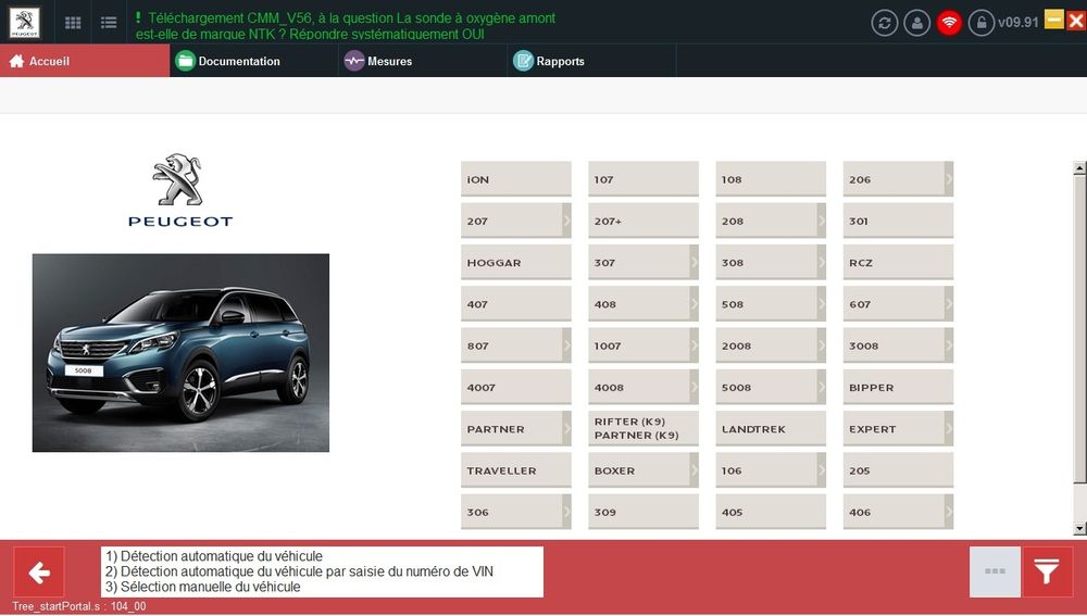 Tester diagnoza PSA diagbox lexia Citroen Peugeot DS PSA