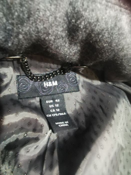 Palton h#m, nr 42, wool
