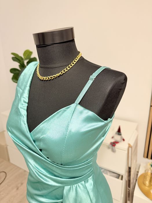 Rochie turcoaz marime XS de ocazie noua