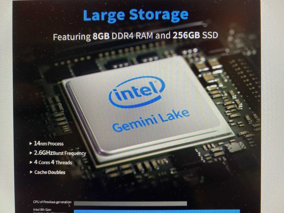 Tableta BMAX intel SSD 256GB  8GB Rami aspect impecabil