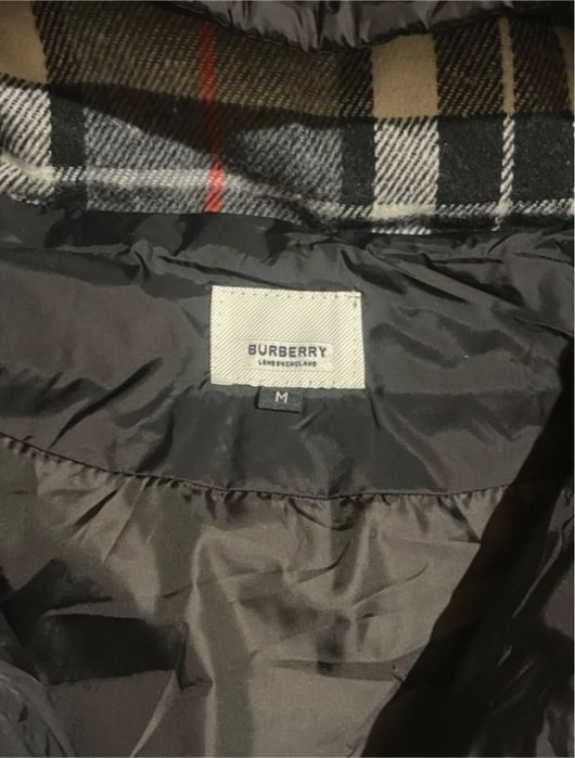 Geaca / Vesta Burberry Puffer (mărimi: S, M, L, XL, XXL) Negru Gri
