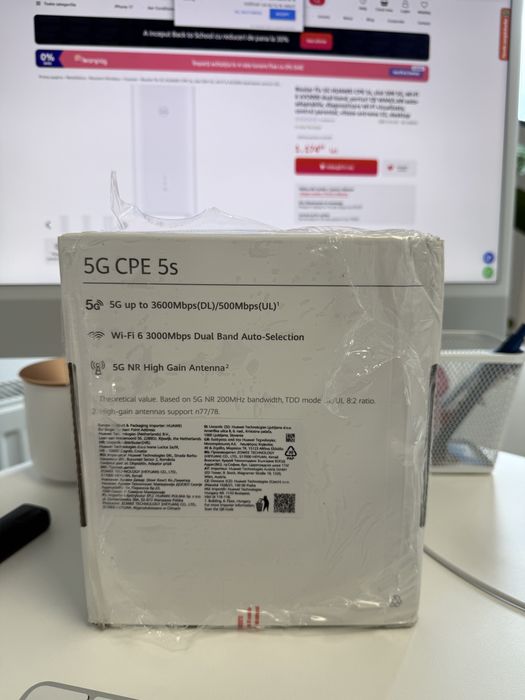Router Huawei 5G CPE 5s – 5G / Wi-Fi 6 AX3000 – NOU SIGILAT + factură