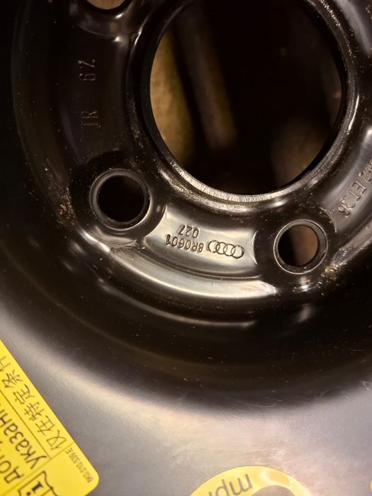 Roata rezerva slim 195 75 18 Audi Q3 si Q5 in stare foarte buna