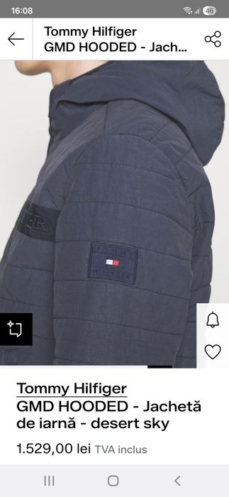 Geaca hilfiger,  marimea M,  stare foarte bună,  preț 230 roni