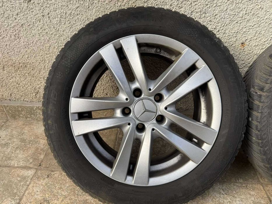 Джанти 16" ET37 7J 5x112 66.6mm +Гуми зимни