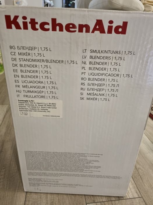 Vând blender KitchenAid 1,7l