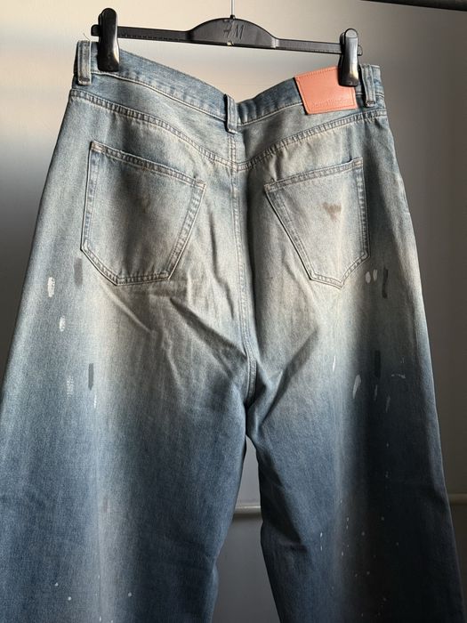 Acne Stufios Baggy Paint Splash Jeans