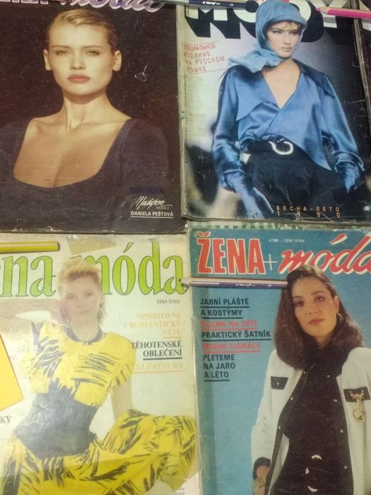 2  Журналы мод разные 90 х годов.
