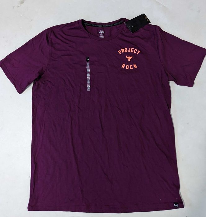 Under Armour Project Rock N:7 мъжка червена тениска ХЛ от Дащ