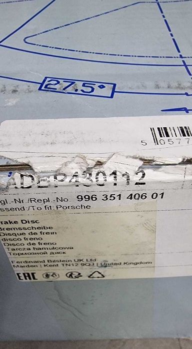 Placute de frana discuri  frana premium punte fata Porsche 911/986/987