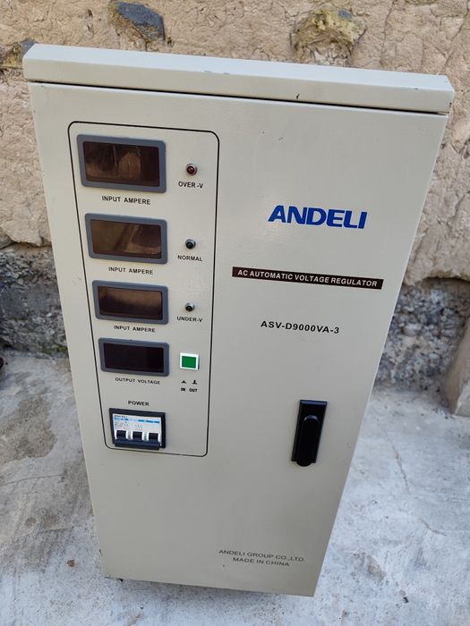 Стабилизатор напряжения Andeli 380v 9kw