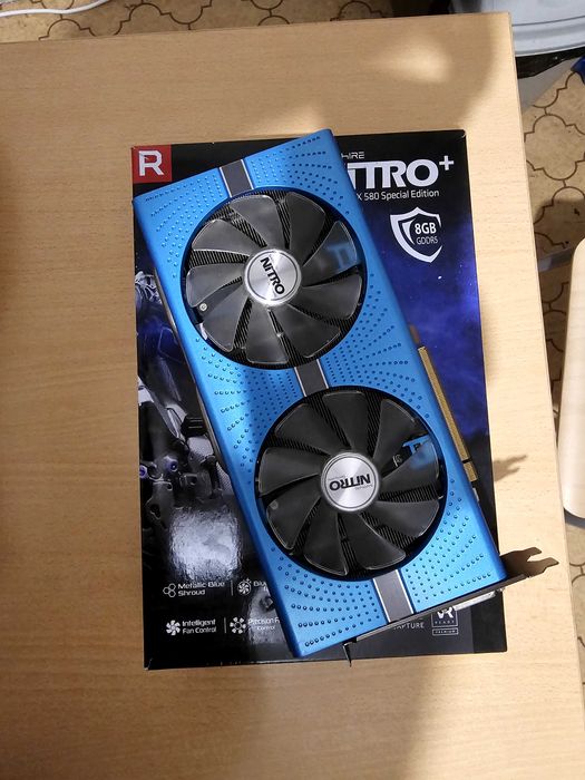 Rx 580 sapphire nitro+ 8 gb