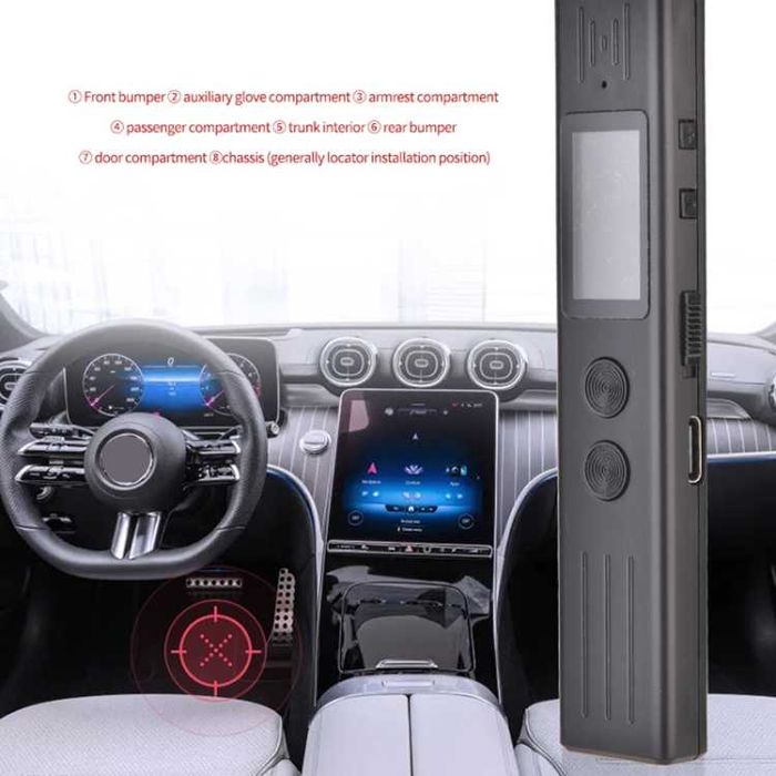 Детектор за откриване на скрити устройства ZD09- камери, GPS, подслушв