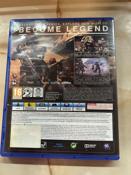 Игра Destiny ps4