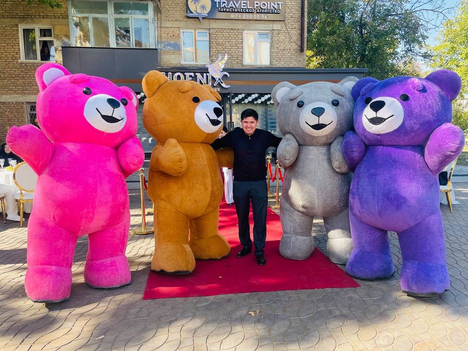 Ayiqlar Xizmati oformileniya медведь Тедди оформления шарики Teddy sho