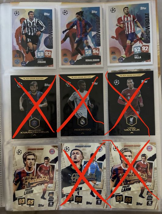 Match attax карти