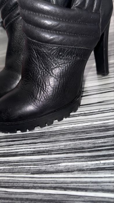 Дамски боти Calvin Klein – естествена кожа