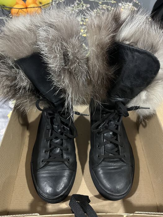 Дамски боти Daris N39 с естествен косъм