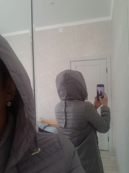 Плащ куртка стеганная 40 размер