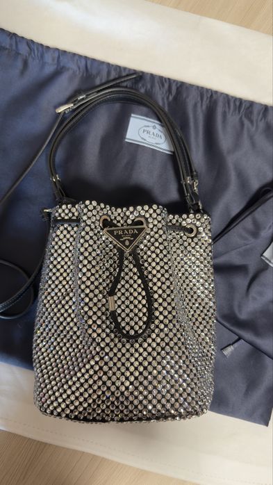 Prada Mini Crystal Satin Bag, оригинал
