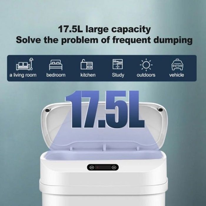 Сгъваемо Smart кошче за боклук със сензор за кухня и баня