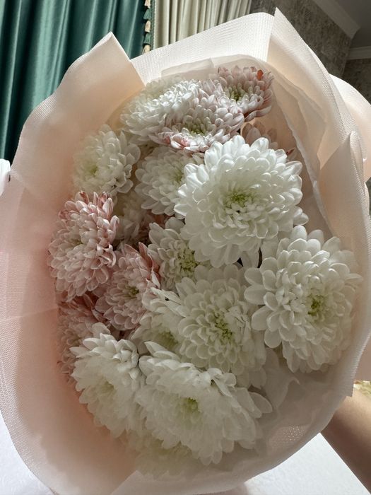 букет хризантема