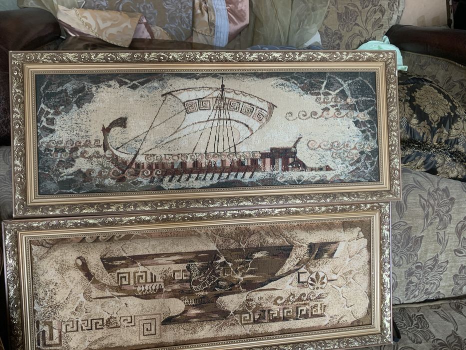 Картины продам Античный корабль