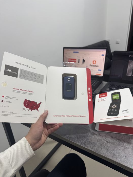 Perfectum Samsung Verizon Gusto 3 + nomer hadya