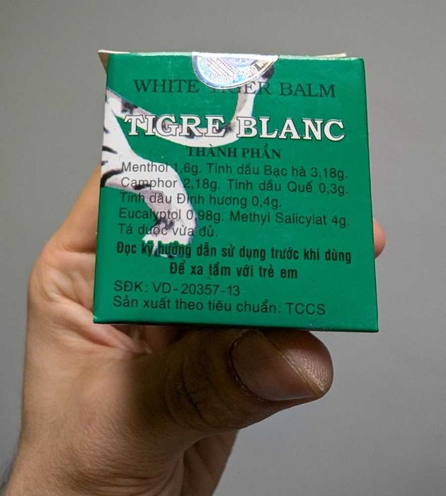 Чакръкчия и Масаж - Виетнамско чудо - Мазило за схванато и синузит