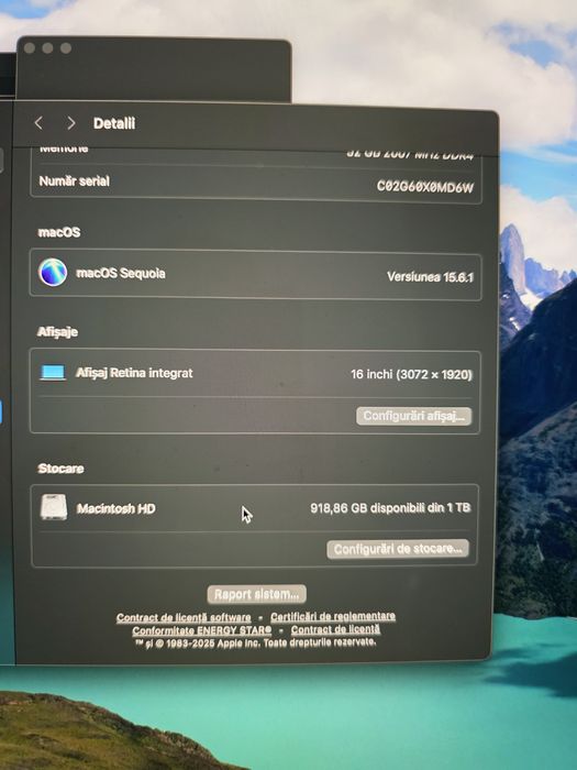 MacBook Pro 16” – i9 8-Core | 32GB RAM | 1TB SSD