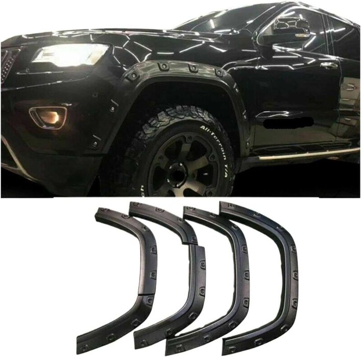Overfendere aparatori noroi pentru Jeep Grand Cherokee 2011-2021 cu suruburi decorative
