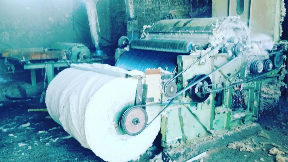 Пахта титиш цехи