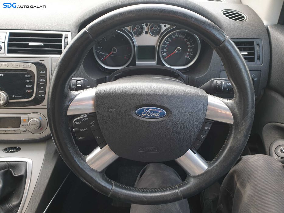 Volan Piele 4 Spite cu Comenzi Fara Airbag Ford Kuga 1 2008 - 2013 [C7803]