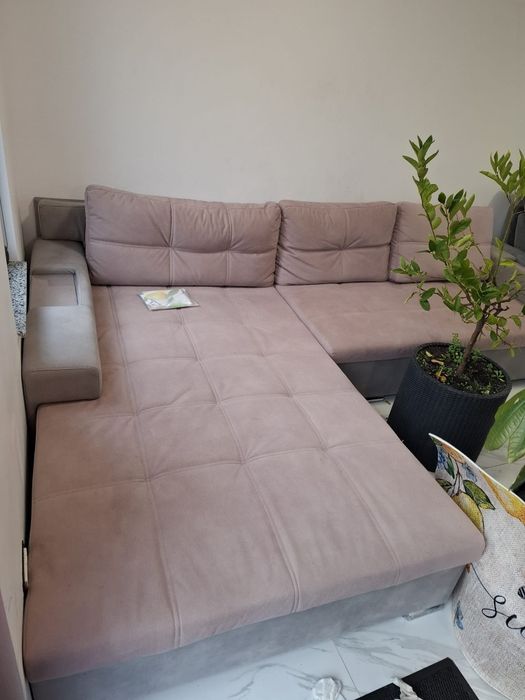 Vand coltar Staer  Roz cu Gri
