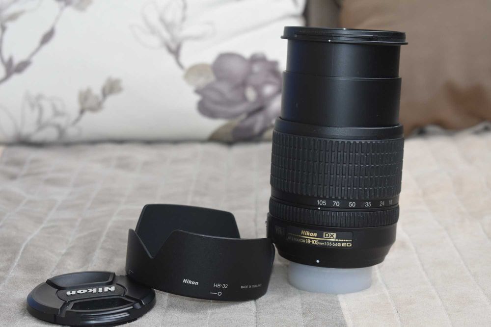 Obiectiv Nikon 18-105 impecabil